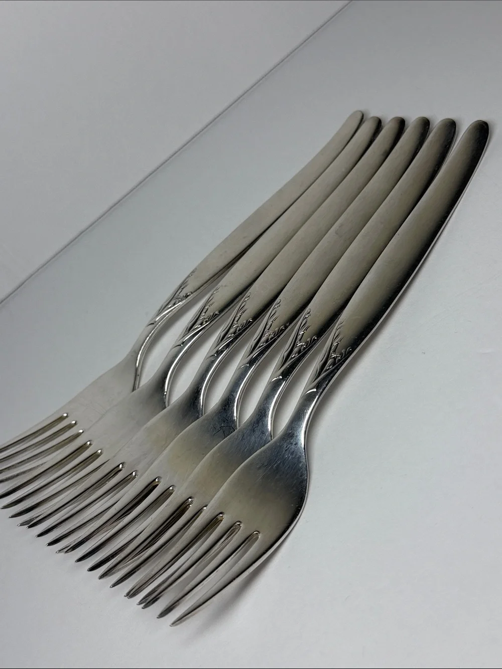 Vintage WMF Germany Patent 90 Silver Plated Forks - Set of 6